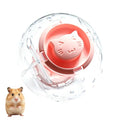 Hamster Exercise Ball, 7 Inch Running Wheel for Dwarf Hamsters to Reduce Boredom and Increase Activity-Pink