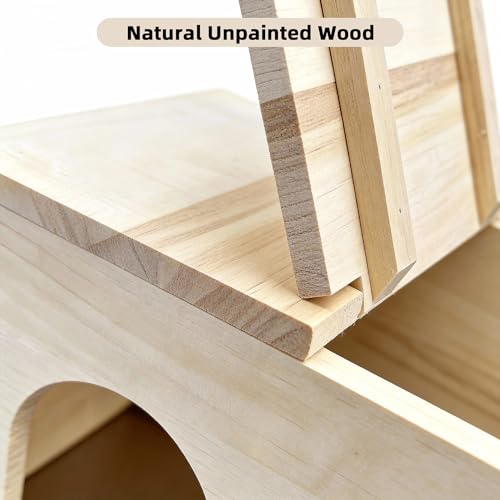 Hamster Hideouts and Houses, Small Animal Hides Home Habitats Enclosure Platforms, Cage Decor Playground Hut, Hideaway for Pet Mouse Syrian Rat Gerbil Mice