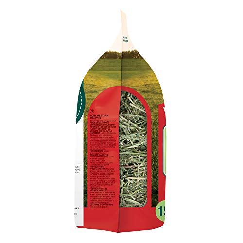 Oxbow Western Timothy Hay, Rabbit & Guinea Pig Hay, High Fiber, USA, 15 oz | Oxbow Timothy Hay, Bunny Hay For Rabbits, Guinea Pigs, Bunnies and Chinchillas, Hand-Sorted, De-Dusted, Made in USA - size: 15 Ounce (Pack of 1)