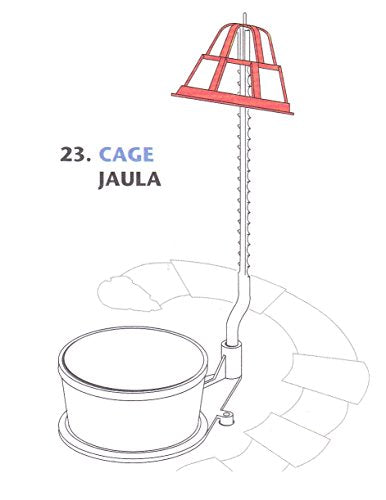 Mousetrap Game Replacement Part 23 - Red Cage