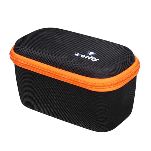 Case for ProtoArc Ergonomic Mouse, Travel Carrying Case Compatible with ProtoArc EM11 NL Bluetooth Rechargeable Wireless Vertical Mouse (Black-Orange) - color: Black-Orange