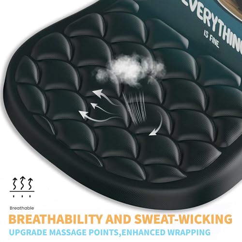 Ergonomic Mouse Pad Wrist Support with Massage Design,Funny Dog Wrist Rest Pain Relief Mousepad with Memory Foam,Mousepad for Wireless Mouse - color: D-01