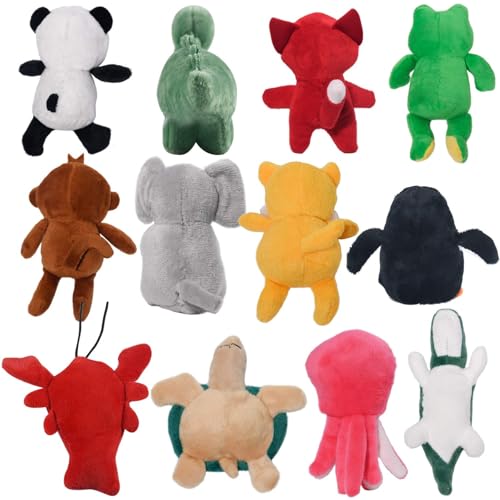 Squeaky Dog Toy for Puppy Small Medium Dogs, Stuffed Samll Dog Toys 12 Pack | Soft Plush Pet Doggie Toy Set, Cute Safe Pet Chew 12 Pack for Puppies Teething - color: 12 pack