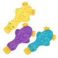 Best Pet Supplies Interactive Squeaky Dog Chew Toy, Ideal Dog Toys for Chewers, Small, Medium & Large Dogs, and Fetch Lovers - Crinkle Duck (Yellow, Purple & Turquoise), Large - color: Crinkle Duck (Yellow, Purple & Turquoise), size: Large