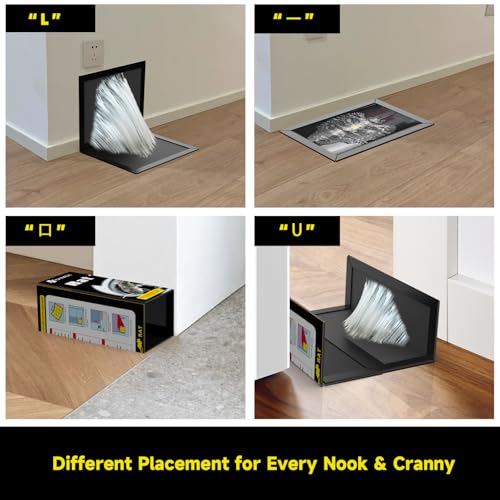 12-Pack 13.8"x9.9"Extra Wide Rat Traps, Heavy Duty Glue Traps for Mice & Rats - Eco-Friendly Indoor Pest Control, Tunnel Design Rat Trap with Super Sticky Adhesive (Mouse Killer, Safe for Kids & Pets)