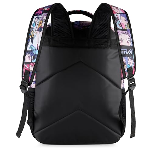 AI ACCESSORY INNOVATIONS K-Pop Demon Hunters Huntrix 16” Backpack for Girls, Featuring an AOP of Rumi, Zoey, Mira, Allover Print - color: Kpop Allover Print