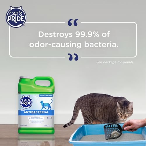 Cat's Pride Antibacterial Litter, Odor-Eliminating Lightweight Scented 12lb