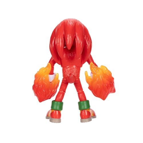 Sonic 3 The Hedgehog The Movie - 5" Knuckles Action Figure - Articulated Figure - Jakks Pacific - color: Knuckles