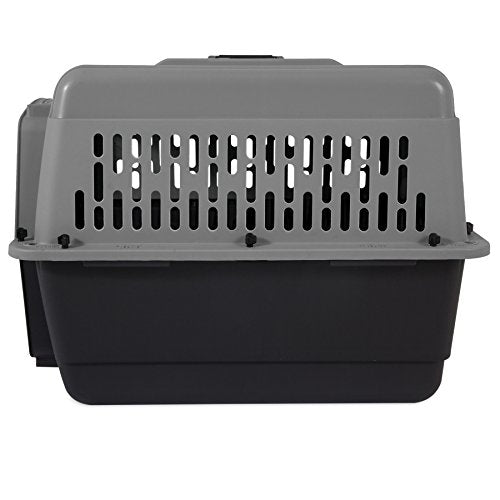 Petmate ASPEN PET Medium Breeds Cat, Chicken, Dog Kennel, Various Sizes, Transport, Dark Gray/Black, Made in USA - size: 24.5"L x 18.3"W x 19.5"H