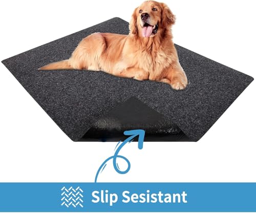 Kennel Pad Dog Crate Mat Liner, 48" x 29" - 1 Pack | Waterproof, Non-Slip, Washable Puppy Pee Pad for Kennel Training - Under Pet Cage to Protect Floors, Thin Cut to Fit Design - size: 48" x 29" - 1 Pack