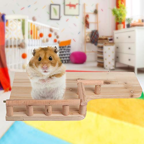 Bird Wood Perch Platform, Wooden Parrot Cage Stand Shelf Rectangle Hamster Small Animals Playground Parakeet Cockatiel Rat Hamster Guinea Pig Conure Mouse Chinchillas Finch Canary Budgie Lovebirds | Rectangle Hamster Small Animals Parakeet Cockatiel Rat G