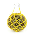 Yellow Rabbit Hay Feeder Mesh Bags, 13×11Inch Spherical Polyester Hay Pouch - color: Yellow