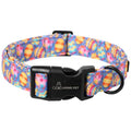 ARING PET Easter Dog Collar, Cute Purple Eggs Pet Collars with Quick Release Buckle for Puppy Small Medium Large Boy Girl Dogs-XS - color: Easter-Purple Egg, size: X-Small