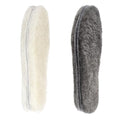 riemot 2 Pairs Women’s Sheepskin Wool Insoles,100% Australian Wool Fleece,15mm Thick Warm Winter Boot Inserts, Cozy Replacement Insoles for Snow Boots, Slippers & Roomy Shoes Beige & Grey EU36/US5 - color: 2 Pairs Beige+grey, size: US 5 Women