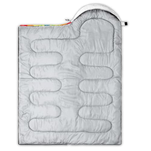 AILONEN Mermaid Scales Print Camping Sleeping Bag,Lightweight & Waterproof,3 Season Warm & Cool Weather,Portable Bags for Girls Women Travelling,Outdoors - color: S23