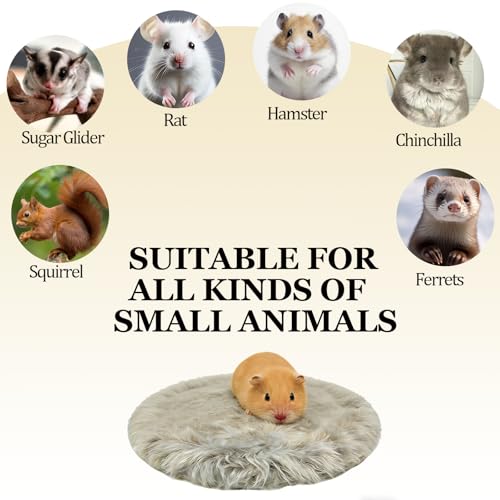 Guinea Pig Bed 4PCS Fleece Mats Hamster Cage Liner Washable Bedding Cage Accessories for Chinchilla Rat Hamster Squirrel Sugar Glider Ferret - size: Small