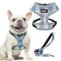 PUPTECK Soft Mesh Dog Harness and Leash Set Pet Puppy Cat Comfort Padded Vest No Pull Harnesses, Sky Blue, S - color: Sky Blue, size: S (NECK: 12", CHEST: 14"-18")