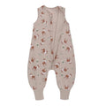 Miracle Baby Sleep Sack with Feet - 0.5 TOG 100% Breathable Cotton Wearable Blanket, Sleeveless Design Sleeping Bag for Baby - color: Deer, size: 12-24 Months(M)