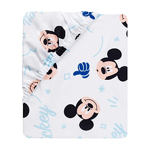 Lambs & Ivy Disney Baby Forever Mickey Mouse 3-Piece Blue Crib Bedding Set - color: Forever Mickey Mouse