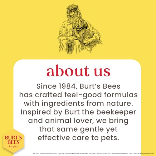 Burt's Bees for Pets Slicker Brush | Removes Loose Cat Fur, Prevents Matting | Ideal for Daily Grooming, Smooth Coat | Removes loose fur, prevents matting, ideal for daily grooming, smooth coat, gentle bristle design daily