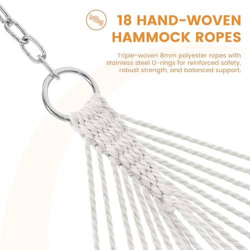 Lazy Daze 12 FT Sunbrella Quilted Hammock, Non-Fading Double Hammock | 2 Person Hammock with Pillow, Straps, Carabiners , All Weather Fade Resistant for Outside, Dolce Oasis - color: Dolce Oasis
