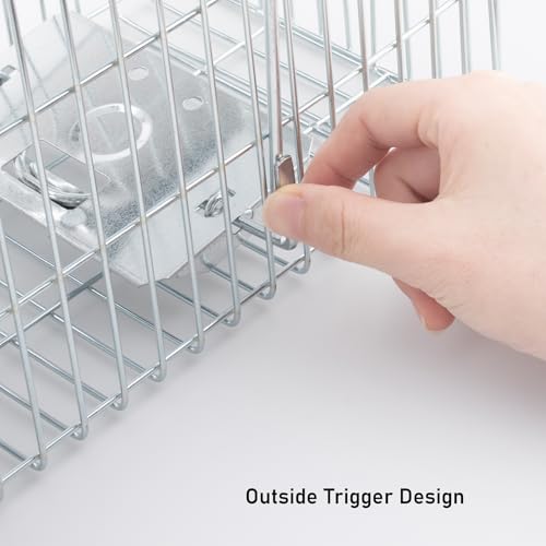 Faicuk Heavy Duty Squirrel Trap Chipmunk Trap Rat Trap and Other Similar-Size Rodents - 16.3” x 6” x 6.7” | Chipmunk Trap, Rat Cage, and Fit for Other Similar Size Rodents - size: 16.3” x 6” x 6.7”