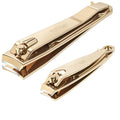 firiKer Nail Clippers with Nail File,Fingernail Clipper,Toe Nail Clippers | Nail Clipper Set ( Golden), Large for Toenails,Small for Fingernails, Used Separately, Ideal Gift for Men and Women - color: Light Gold
