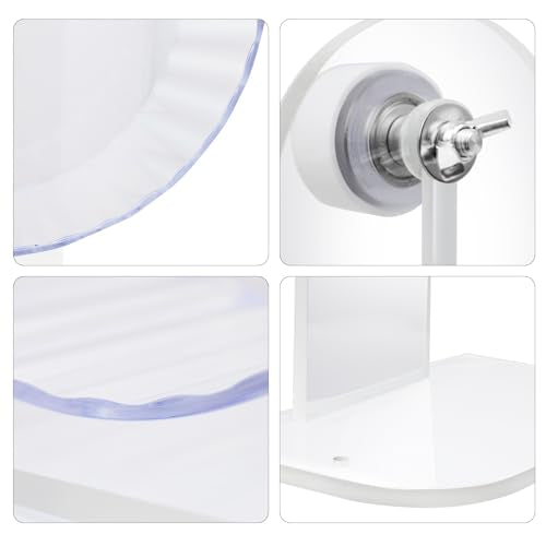 Silent Hamster Wheels - Syrian Hamster Wheel, Hamster Wheel Car, 8.7 Inch Hamster Wheel, Fully Transparent, Height Adjustable, Quiet Wheels for Various Small Animals (Medium)