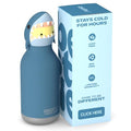 asobu Bestie Water Bottle, Cute Collectible Character, Leak Proof, BPA Free | 16 oz, Stays Cold 24 Hours, Double Wall Vacuum Insulation, Food Grade Stainless Steel, Spill Resistant, Great Gift Idea - color: HURLEY THE SHARK