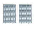 Saguaro Acres Rabbit and Small Animal Cage Resting Mat for Wire Floored Cages 2 Pack (Gray) - color: Gray