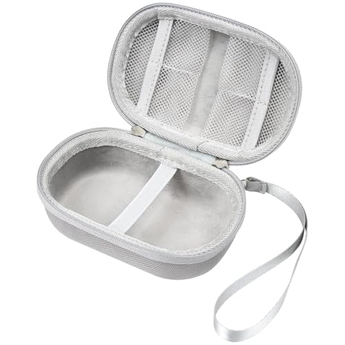 Hard Travel Case Compatible with Logitech M510/M330/M720/Signature M650 L/G305/G304/MX Anywhere 3/G Pro/G PRO X/G703 Wireless Mouse,Mesh Bag for Cards (gray) - color: gray