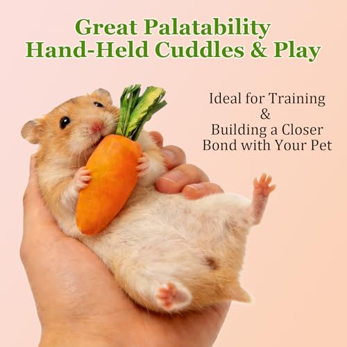 Hamiledyi Hamster Chew Toys Rabbit Chew Toys for Teeth Guinea Pig Treats Enrichment Habitat Decor for Bunny Chinchilla Gerbil Rat (26 Pcs) - size: 26 Pcs