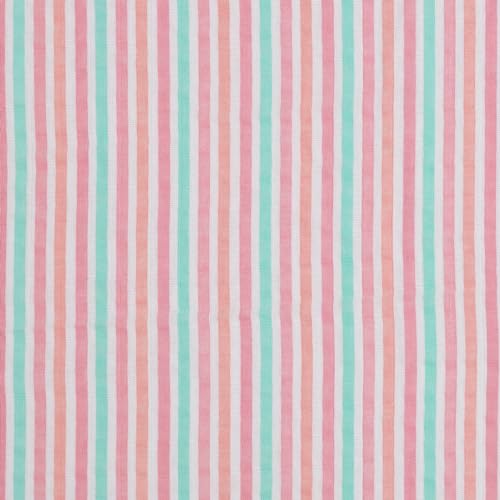NoJo Disney 3 Piece Muslin Swaddle Set Minnie Mouse Blankets 44x44 Inches, Soft 100% Cotton Muslin Wonderful Baby Gift - color: Minnie Mouse Pink, Aqua, and White