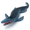 Gemini&Genius Mosasaurus Toy for Kids, Marine Reptile Animal Figure Toy | Soft Plastic Sea Shark Toy, Gift Great for Educational, Cake Topper, Swim, Bath Toys, Stocking Stuffers for Kids - color: Real Feel Mosasaurus