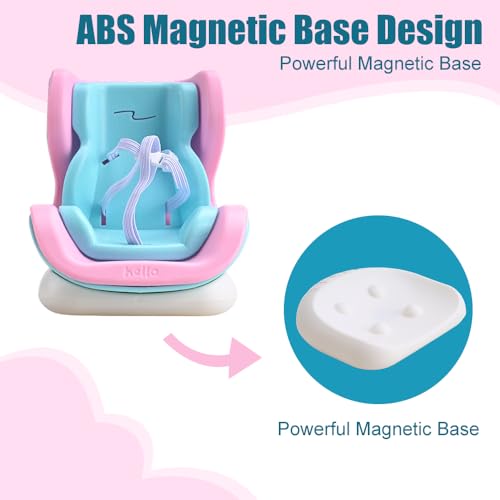Hamster Car Seat Bracket, Adjustable Gerbils Car Bed with Secure Buckle, Small Animal Carrierfor Hamsters, Gerbils, Mice in Vehicles - color: Grapefruit Color Box Packaging