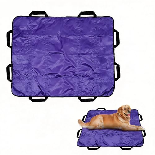 Dog Stretcher for Large Dogs Emergency Animal Carrier 300 pounds 8 Handles | Dog Stretcher, Portable Stretcher,Emergency Animal Carrier Capable Purple - color: Purple