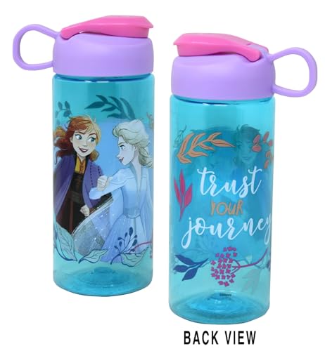 Disney Water Bottle Set – Bundle of 3 Sports Bottles: Disney Princesses, Minnie Mouse & Frozen, Stickers, and More School Supplies | Cups for Kids