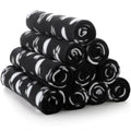 Tatuo 10 Pieces Pet Blankets with Paw Print Dog Cat Fleece Blankets Soft Warm Sleep Mat Pad Bed Cover for Kitten Puppy and Other Small Animals, 24 x 28 Inch(Cool Color) - color: Cool Color