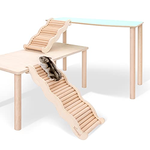 Niteangel Hamster Climbing Ladder Bridge: 10.35 x 3.7 x 1.1 Inch - size: Large - 10.35'' L