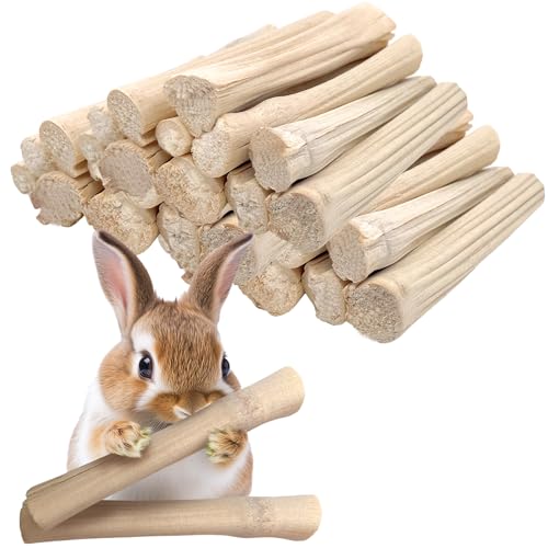 Sweet Bamboo 250g Natural Molar Wood Treats Toys for Small Animals, Rabbits, Guinea Pig, Bunny, Hamster, Rat, Chinchillas