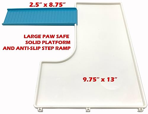 Extra Large 23" Multi-Floors Hamster Mansion Mouse Habitat Gerbil Home Rat House Small Animal Critter Expandable and Customizable Cage with Hide House Running Wheels Food Dish Water Bottle Deep Base - color: Blue, size: 23"L x 14"W x 27"H