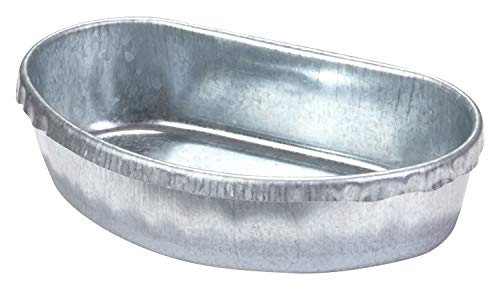 Pet Lodge® Galvanized Cage Cups | Feeder & Waterer for Small Animals | Clips Inside of Cage | Bunny Cage Cup | 1 Quart - size: 1 Quart