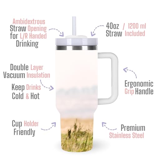 momocici 40oz Highland Cows Tumbler with Handle Gifts for Women.Highland Cow Lover Cups Tumbler Gifts for Women.40 oz Birthday Christmas Highland Cow Cup Tumblers for Highland Cows Lover. - style: Highland Cow & HEART