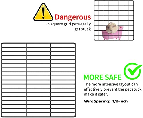 48" Extra Large Guinea Pig Enclosure Hamsters Critters Turtles Habitat Playpen Center Divider Access Door Mouse Mice Play Ground Puppy Bunny Play Yard Waterproof Bottom Canvas - size: 48.0"L x 24.0"W x 14.0"H