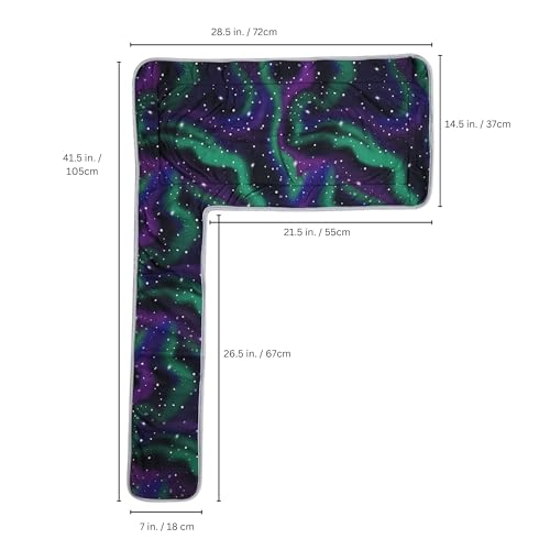 Loft and Ramp Fleece Liner or Kavee C&C Cages (Northern Lights) - color: Northern Lights