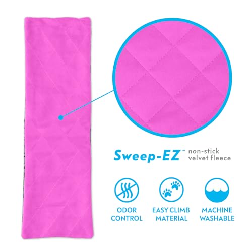 Paw Inspired Fitted Fleece Ramp Cover for Critter Nation Cage, Pink | Ladder Liner for Ferret Nation/Critter Nation Cage, For Ferrets, Rats, Chinchillas, Hedgehogs, Small Animals, Pets - color: Pink, size: Ramp Cover