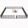 Thickened Outdoor Dog Fence, 40" H, 40 Panels for Yard & Camping | Easy Setup, Flexible Layouts, Thickened Panels, Heavy-Duty, for Medium & Large Dogs and Farm Use, Patented - size: 40" height, style: 40 Panels