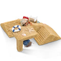 Gerrii Hermit Crab Hideout Cave Natural Resin Hermit Tank Accessory Climbing Toy and Hideaway Tunnel Hideout Durable Crab Natural Habitat Reptile Lizard Bearded Dragon Gecko Tank Decor