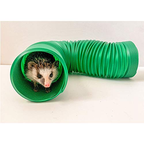 Xpand Tunnel - Durable Expandable Hideaway Play Tube - for Sugar Gliders, Hedgehogs, Rats, Gerbils, Hamsters, Degus, Small Guinea Pigs & Similar Sized Pets