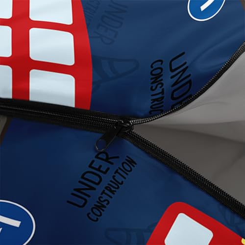 QOOMO Camping Sleeping Bags,3 Season Warm & Cool Weather,Lightweight,Waterproof Sleeping Bags for Adults & Kids,Traveling,and Outdoors,Camping Gear Equipment - color: Construction 9
